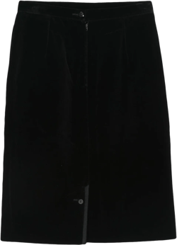 1980s cotton pencil skirt