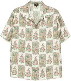 floral-print shirt