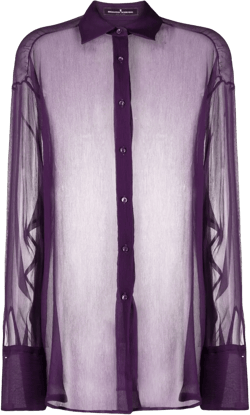 sheer silk blouse