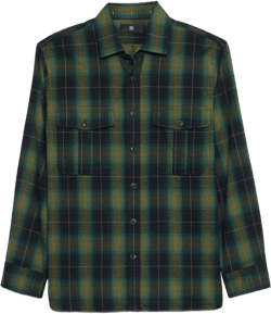 Relaxed-Fit Flannel Utility Shirt | Banana Republic