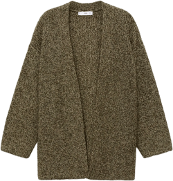 Oversized knit cardigan