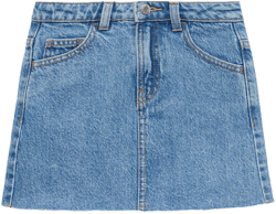 Short denim skirt