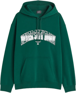 Loose Fit Printed Hoodie
