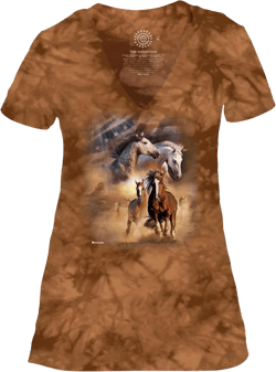 Born Free - Women's Tri-Blend V-Neck T-Shirt
