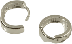 925 Silver Minimalist Stellar Hoop Earrings