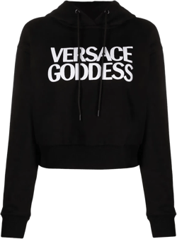 Versace Goddess logo hoodie