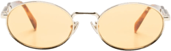 round-frame tinted sunglasses