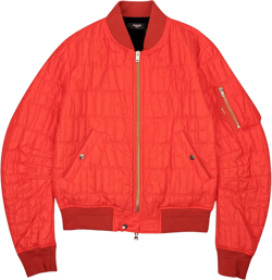 quilted bomber jacket