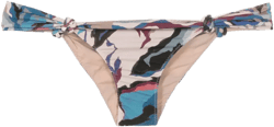 Rings camouflage-print bikini bottoms