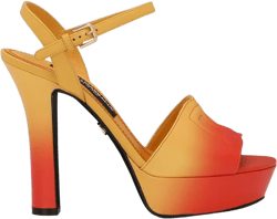 85mm platform leather sandals