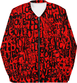 The Love Minimal - All Over Print Unisex Bomber Jacket