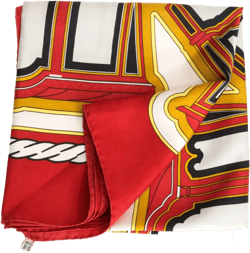 1980s Les Berlines silk scarf