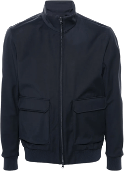 virgin-wool bomber jacket
