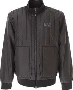 Black Bomber Jacket In Grey