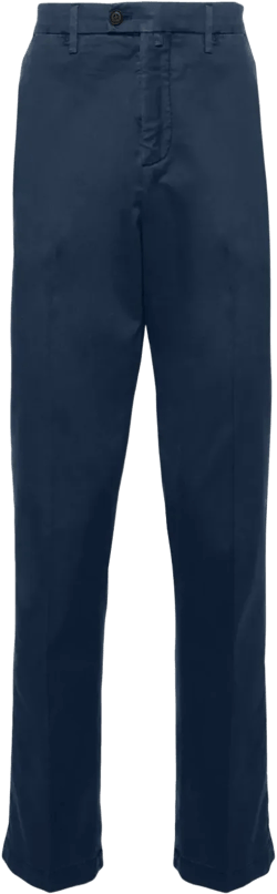 mid-rise tapered chinos