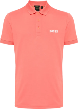 logo-appliqué short-sleeve polo shirt