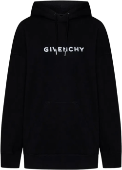 Women Flocked Logo Hoodie In Multicolor