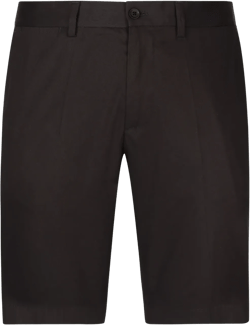 slim-cut Bermuda shorts