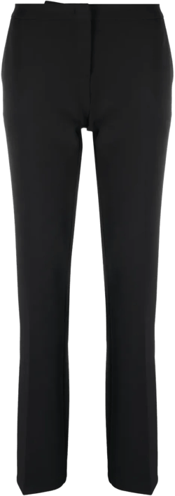 pleated flared trousers