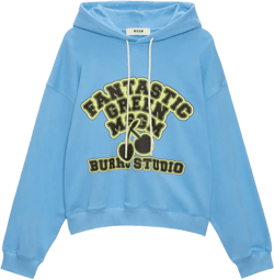 logo-printed drawstring hoodie