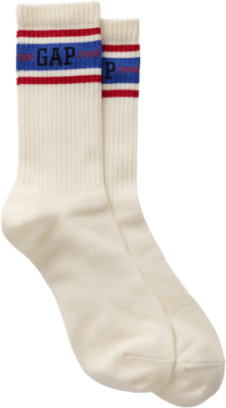 Chunky Rib Crew Socks In Tomato Sauce