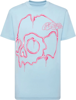 Dripping Skull graphic-print T-shirt