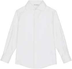 DG-logo jacquard tuxedo shirt