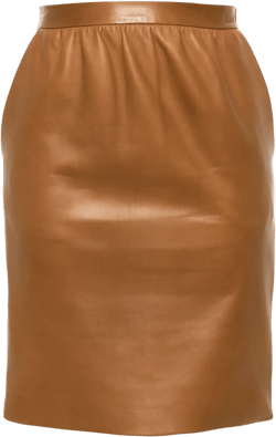 leather pencil skirt
