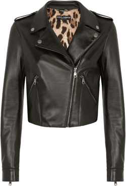Black Leather Biker Jacket