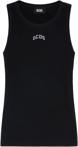 logo-print tank top
