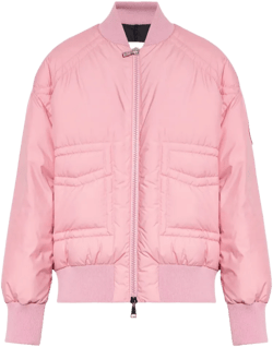 Merlat Quilted Shell Down Bomber Jacket In Pink