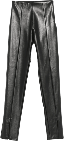 x Lia Aram faux-leather leggings