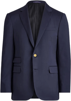 Gregory Hand Tailored Wool Serge Blazer In Classic Navy