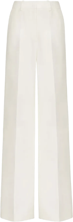 Crepe Couture wide-leg trousers