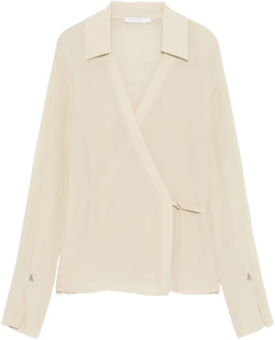 wrap blouse