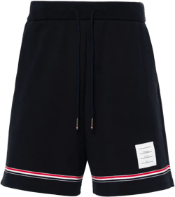 mid-rise track shorts