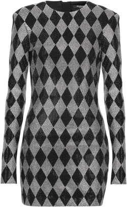 crystal-embellished minidress