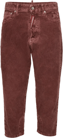 corduroy cropped jeans