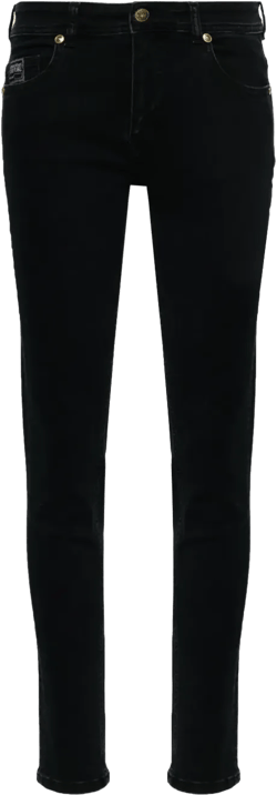 logo-plaque skinny jeans