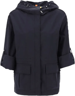 Midi Parka With Hood Hailee In Blue