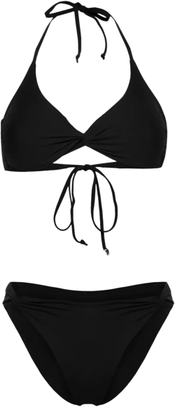 twist-detailing bikini set