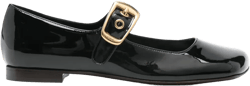 buckled ballet flats