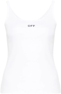Off Stamp stretch-cotton tank top