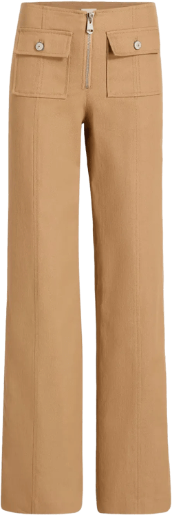 Azure wide-leg trousers
