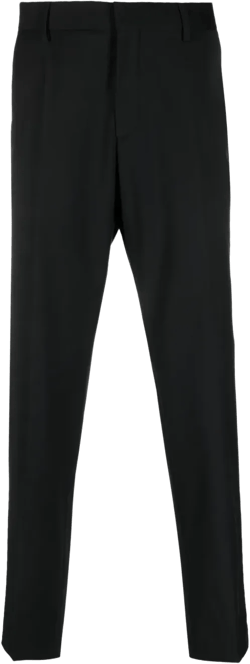 low-rise tailored trousers