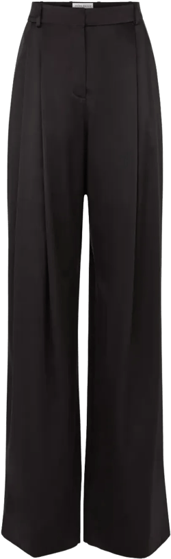pleated wide-leg trousers