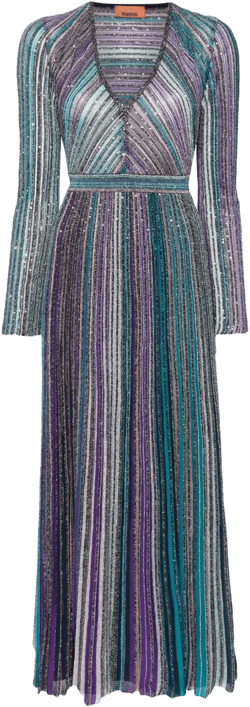 sequin-embellished maxi dress