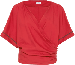 Monili-detail blouse
