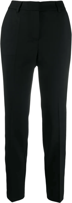 cropped slim-fit trousers