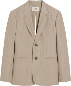 rear-slit blazer